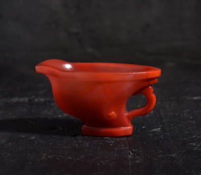 苏工精雕器皿南红玛瑙 杯
